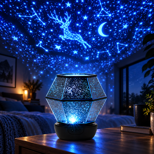 Galaxy Star Projector – Nebula & Starry Sky Night Light