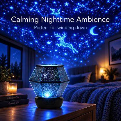 Galaxy Star Projector – Nebula & Starry Sky Night Light